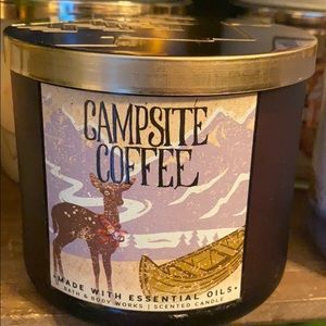 New Bath & Body Works Campsite Coffee Candle